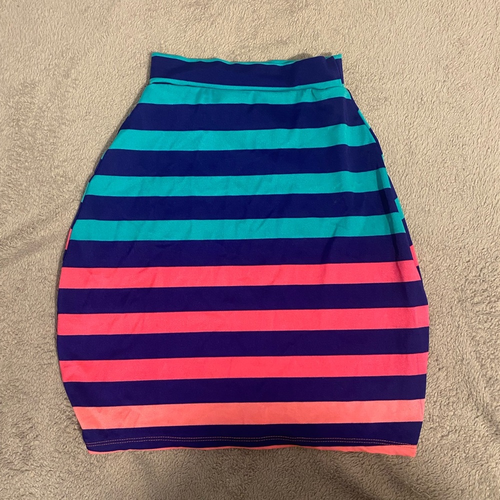 Small striped skirt